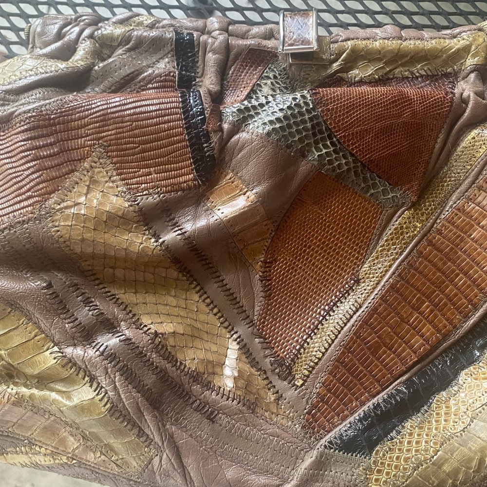 Patchwork Leather Women Bag